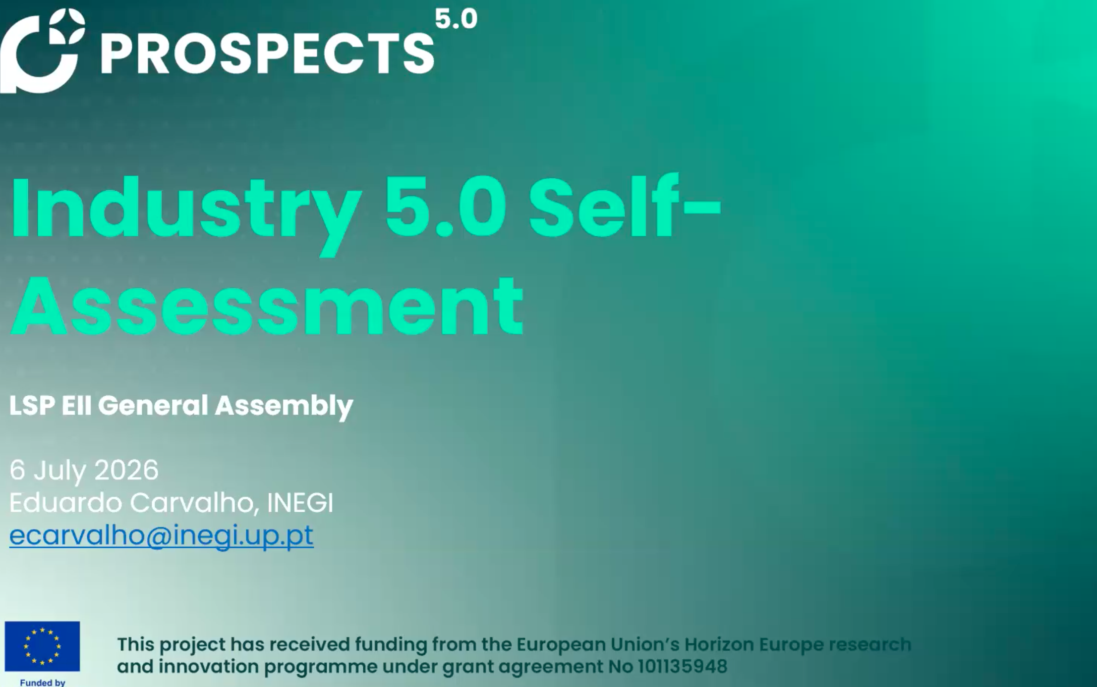 Industry 5.0 Blueprint Series: PROSPECTS 5.0 Showcases Industry 5.0 Assessment Tool to the Pact for Skills for Energy-Intensive Industries 