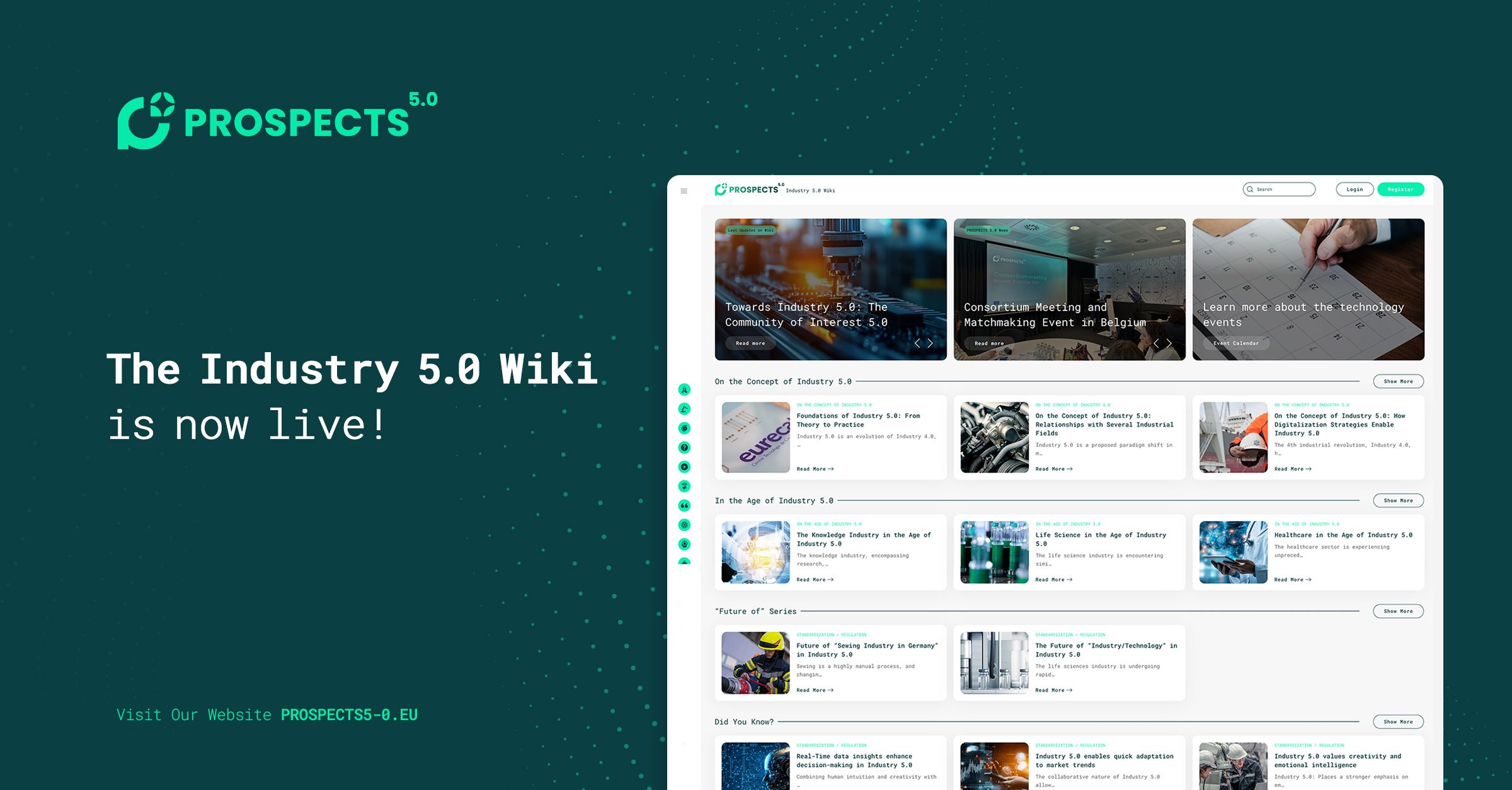 The PROSPECTS 5.0 Industry 5.0 Wiki: A Comprehensive Knowledge Hub for Industry 5.0