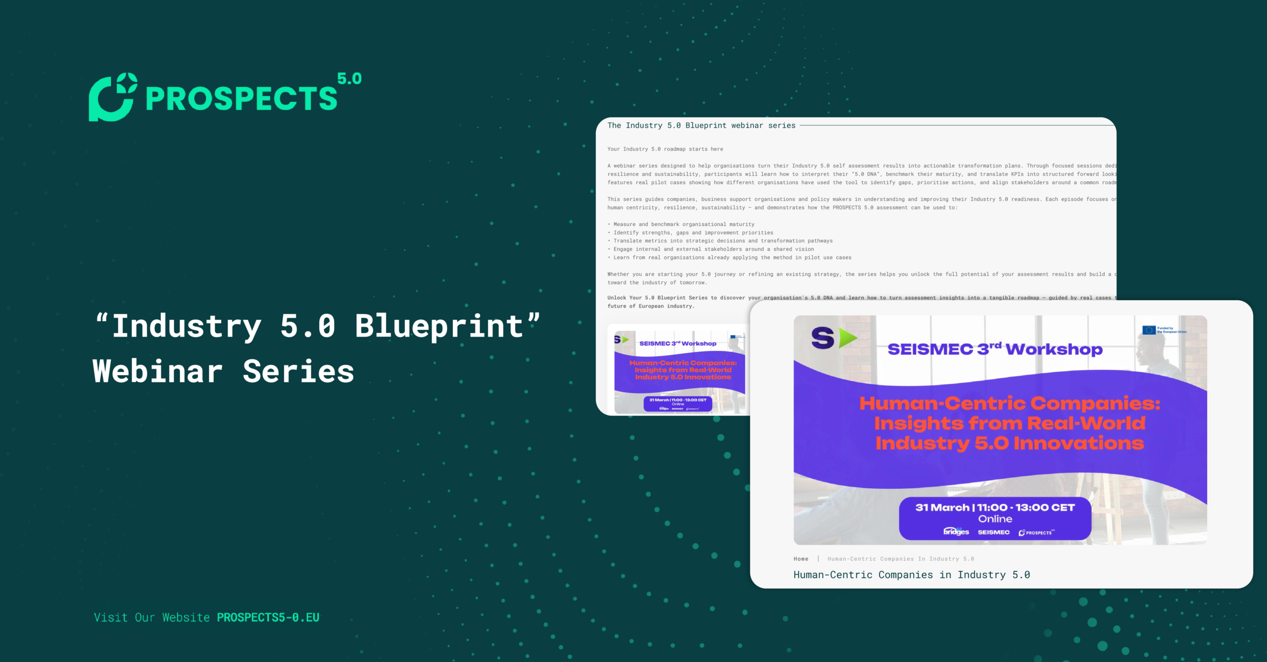 PROSPECTS 5.0 Launches “Industry 5.0 Blueprint” Webinar Series